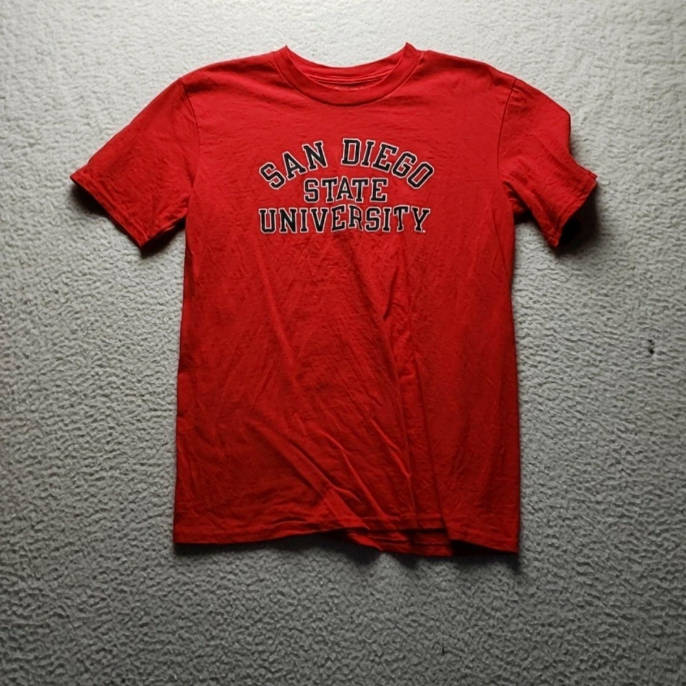 San Diego State Aztecs Shirt Boys 16 Red NCAA College Champion Tee T-Shirt